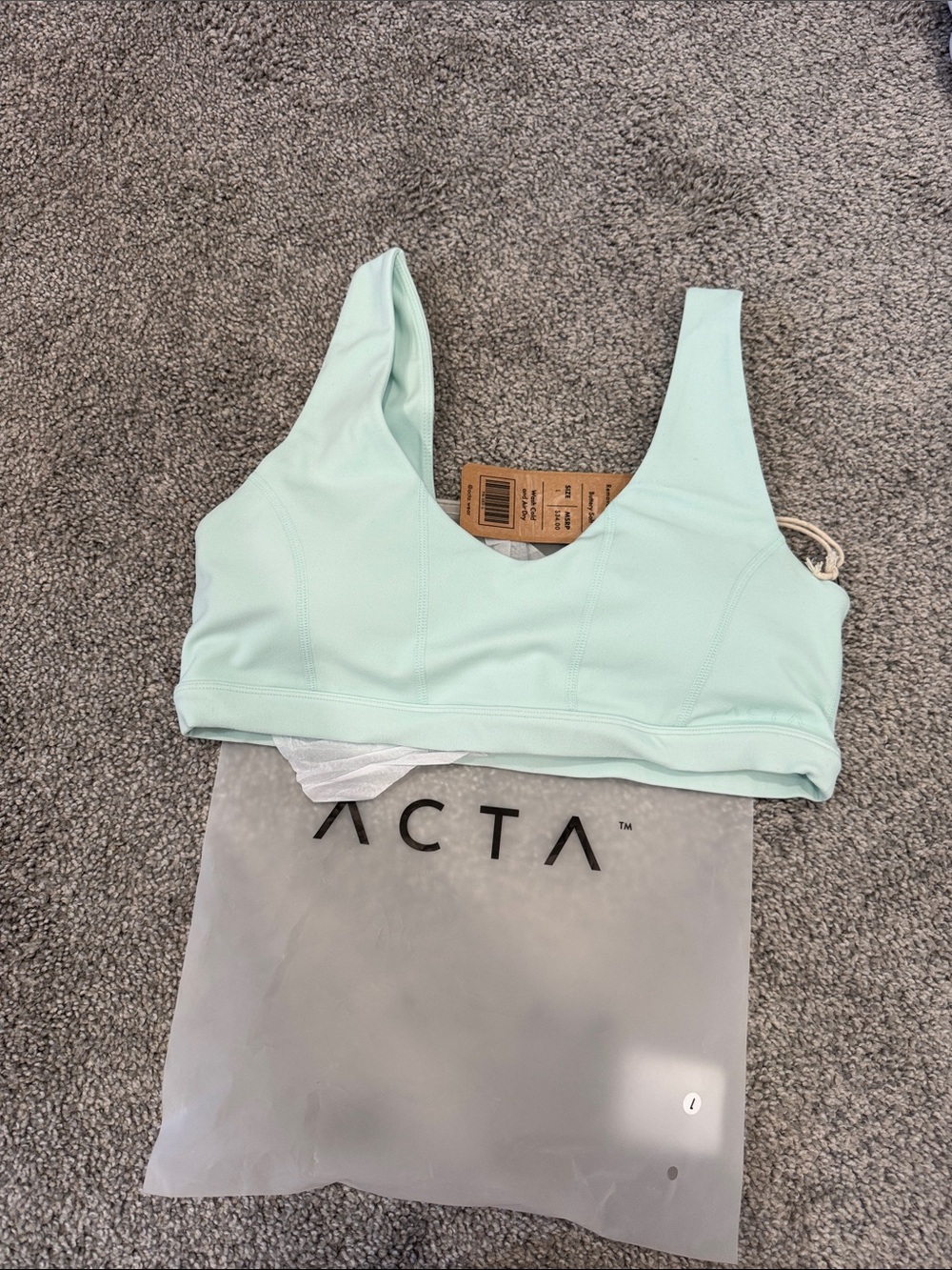 ACTA Mint Green Supportive Low-Impact Sports Bra